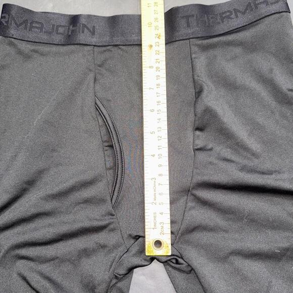 Thermajohn Moisture Wicking Comfortable Thermal Pants BL8 Black Men's Size M - Picture 5 of 7